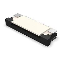 GCT (Global Connector Technology) FFC3B11-10-T Board Mount 10W, 1.0mm FFC Conn, R/A,Top Cont, Slide, H2.5mm,SMT,Tin,T&R