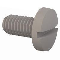 Essentra Components 011032B037 Machine Screw Binder Slotted Screw, #10-32 Thread,  3/8 in Lg