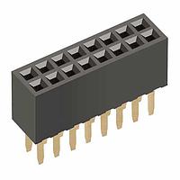 Harwin M50-3000845 Receptacle 8+8 DIL GOLD VERT SOCKET