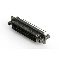 EDAC 627-M25-620-BN4 D-Sub Connectors - Standard Density Vertical Machined D-Sub Connectors