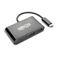 Tripp Lite U460-004-2A2CB USB Type-C to USB 3.1, USB Type-C USB 3.0HUB,USB C-2PT USBA, BLK
