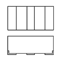 Semtech RCLAMP5031T.TNT ESD Suppressors 1-Line 5V 0.45pF 0.25R ESD SLP0806P2T