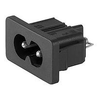 Schurter 4300.0102 Inlets APPLIANCE INLET C8 SOLDER TERMINAL