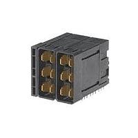 Molex 78353-1011 Connector Modules Impact Pwr 6Pr RAHdr L/HdnPF.76AuLF 8Ckt