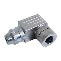 Mueller BU-12ZS42-PG9 M12 Field Wireable Connector M12 3 PIN F RA STL A CD PG9 FW