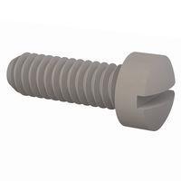 Essentra Components 012520F075 Machine Screw Fillister Slotted Screw, 1/4-20 Thread, 3/4 Lg