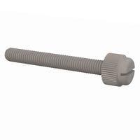 Essentra Components 091032150TEG Knurled Screw Slotted Thumb Screw, #10-32 Thread, 1 1/2 Lg