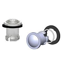 BIVAR SGLC-250-D-LD LED Lens Caps Liquid Detect, Dome Round .25in Clear
