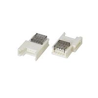 3M 37B04-C206-W00 MB Connectors 3M Mini-Clamp III Connector, Wiremount Socket, 4 position, 24-20 AWG, Tin over Nickel, Gray, Sold per box of 100 pcs