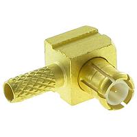Radiall 8955-1521-003 Connectors MCX / RIGHT ANGLE JACK FEMALE CRIMP TYPE FOR 2.6/50 S CABLE GOLD