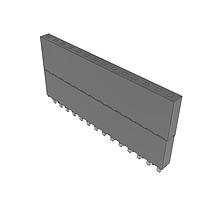 Samtec ESW-114-33-L-S Stackthrough .100" Elevated Socket Strip