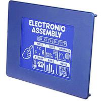 DISPLAY VISIONS EA KIT160-7LWTK Graphic LCD Modules Blue/White Contrast RS-232 Snap-In Kit