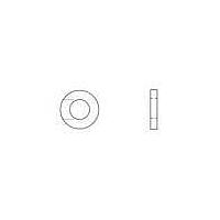 Essentra Components 17W06881B Flat Washer Flat Washer, .390 ID, .688 OD, .031 Thick