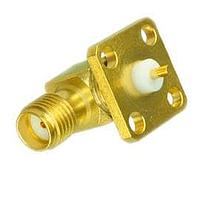 Johnson / Cinch Connectivity Solutions 142-0701-701 Connectors SMA Jack Assembly RA .5 Sq Flange Mnt