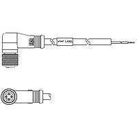 Molex 1200010709 Sensor Cables / Actuator Cables M12 S/End 4P F ST PVC 0.5M Kuramo KRL-45