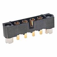 Harwin M80-5000000M2-04-331-00-000 Power to the Board 4P 3.5MM MALE VERT PC TAIL GOLD