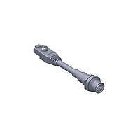 Amphenol LTW MSXS-08PFFJ-SF8DA5 Sensor Cables / Actuator Cables M12 Circular Metric Connector, X Code, Metal, 0.5A, 08 pins, Female Connector, Female Contact, Hexagonal, M16*1.5, Screw Thread, Crimp, Receptacle With Cable/Wire, Length 500mm, IP68 / IP69K