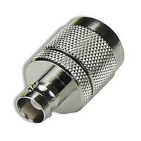 Cal Test Electronics CT2762 RF Adapters - Between Series Coax Adapter - BNC(f) - N(m), 50 Ohm, 4GHz