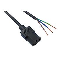 Qualtek Electronics 315013-001 No Plug Power Cord 3C POWER CORD C-13