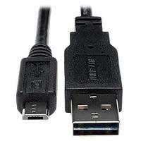 Tripp Lite UR050-06N USB 2.0 6"RVRSBL A-M/5PIN MCRO B-M CBL