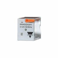 Carlo Gavazzi RRM002D12V Monostable Industrial DPDT relay for 8-blades socket mounting. 10Amps rated contacts at 250VAC/30VDC. 12VDC coil.