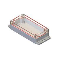 Serpac RBF63P06B10B NEMA/IP Rated RB63 Enclosure Top Black Bottom Black