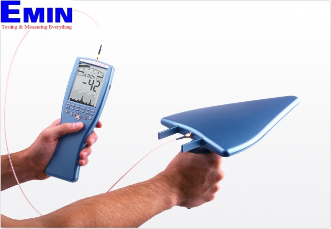 Handheld instrument used for electric field and electromagnetic field measurement