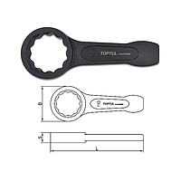 TOPTUL AAARB0B0 Slogging Ring Wrench Jumbo (110mm, L=450mm)