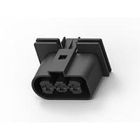 AMP Connectors - TE Connectivity 1599616-1 Housings HOUSING ASSY 3 POSN STD REC