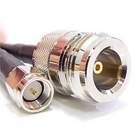Siretta ASMN500A058L13 RF Cable Assemblies N-TYPE(F) TO SMA(M) 5M LOW LOSS (SLL200) CABLE ASSEMBLY