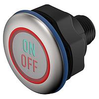 EAO 84-ACKS-C12-04C1 Touch Sensor Series 84 IO-Link Touch hygienic-Dynamic, Symbol C12, 8.4...32V DC, Automatic, PNP-NO, 3-pol., connector M12, LED1: Green, LED2: Red, Configuration: 1217