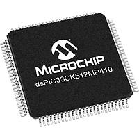Microchip Technology dsPIC33CK512MP410-I/PT DSP - Digital Signal Processors & Controllers 16 Bit DSC, Single Core, 512K Flash, 128K RAM, 100MHz, 100Pin, No CAN