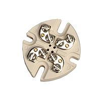 OMEGA CH-74/NB1 Terminal Blocks for Connection Heads, Ceramic or Bakelite (14 AWG)