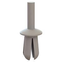 Essentra Components 61PR100500 Push-In Rivet Push Rivet, .226 Hole, .125-.312 Panel Thk
