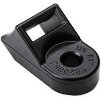 HellermannTyton HDM250HIRH4 Cable Tie Mounts HD STD MNT,1/4 STUD BK 500/PK