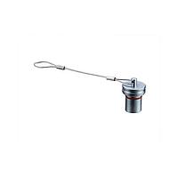 Amphenol LTW CAP-WLKFQME2 Accessories FLOS & FLOS+, Waterproof Cap With Steel Line, Metal, Female Conecctor, Push Pull, IP68
