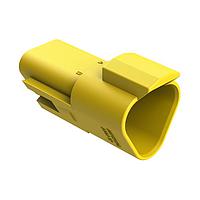 Amphenol SINE Systems AT04-3P-YEL 3-Way 9 Pin receptacle