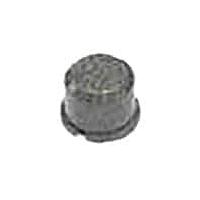 APEM 1ZC57 Cap Round Button Metal Dark Grey