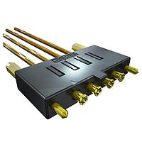 Samtec GRF1-P-C-04-1000-C1-S-S RF Cable Assemblies 5.00 mm 50 Ohm  Ganged Micro-Miniature RF Jack