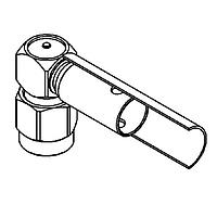 Radiall R125176001 Connectors SMA / RIGHT ANGLE PLUG CRIMP TYPE CABLE 5/50 D