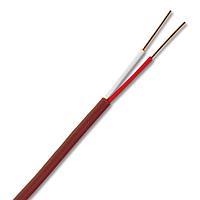 OMEGA TFE-E-24S-SLE-SB-1000 TFE Insulated Thermocouple Duplex Wire (0.050 x 0.085 in, 260 °C)