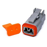 DEUTSCH - TE Connectivity DT06-2S-KIT 2-Way DT06-2S-KIT AND WEDGE ONLY