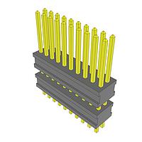 Samtec FW-10-02-G-D-250-250 Headers "Flexible Micro Board Stacking Header