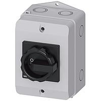 SIEMENS 3LD21641GP510US2 Rotary DISC SW 25A N4X SCW ROT HDL BLK 3P AUX