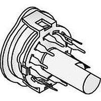 Alpha (Taiwan) SR2513F-0403-19F0A-T-N Rotary Switches 4 POLE 3 POS D SHAFT