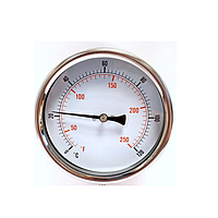 Sterling Sensors IGBIMC6MM0501260 Dial Thermometer (Bimetal 100mm) (Centre back entry 6x50mm stem, 100mm, 0~120°C)