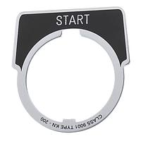 Square D 9001KN201 Legend PSH BTTN LEGEND PLATE 30MM, Type K