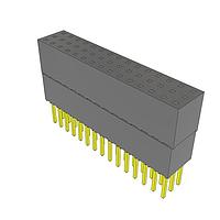 Samtec ESQ-115-34-G-T Sockets Elevated Socket Strip, 0.100" Pitch