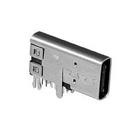 Kycon KUSBX-SL-CS1N14-B USB Type C Connectors Upright USB Type C 14 Pin