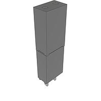 Samtec ESW-101-33-T-D Stackthrough .100" Elevated Socket Strip